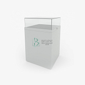 Экспозиционная витрина горизонтальная на тумбе Мо.2.203